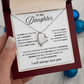 To My Wonderful Daughter Necklace Gift From Grandpa, It's a Special Bound