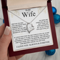 To My Wife Necklace, Soulmate Necklace for Women, Valentine Gifts