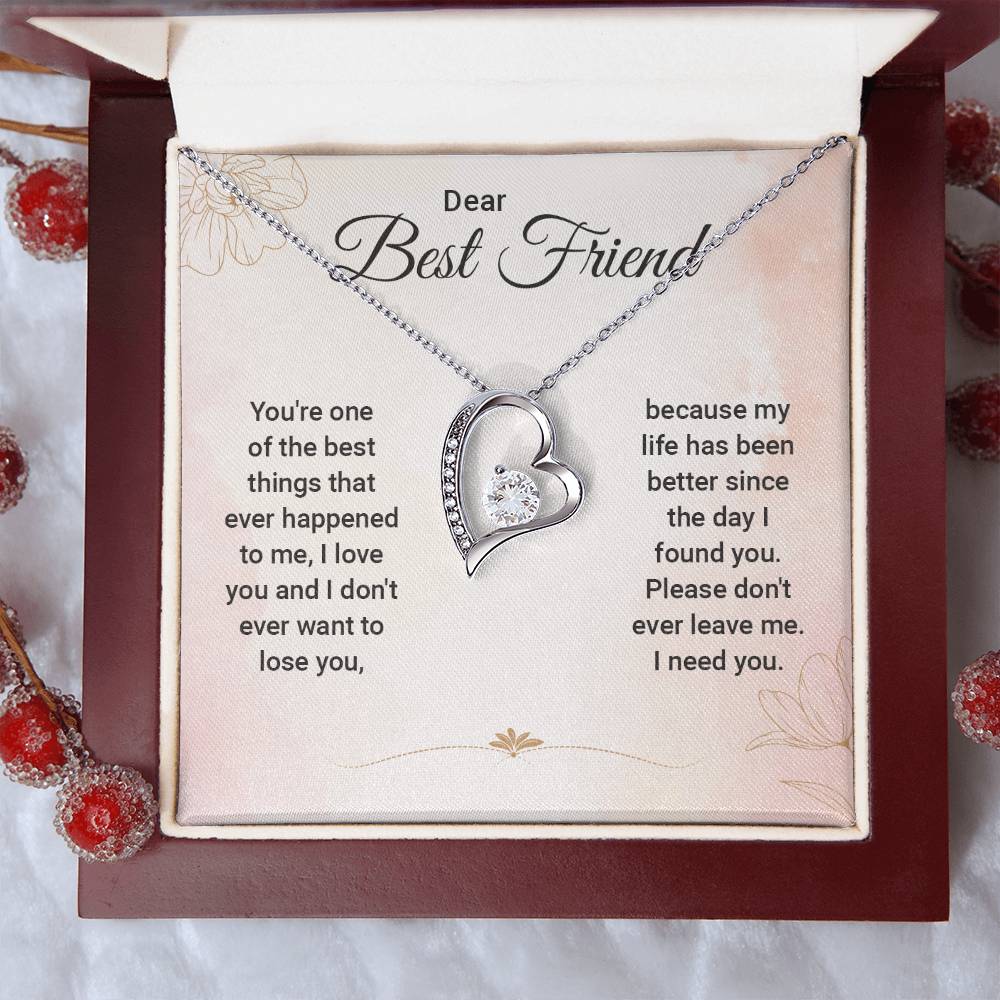 Best Friend Necklace - Unique Jewelry Gift for BFFs, Sisters, Long-Distance Friends ,Perfect for Birthdays, Friendship Celebrations & Special Occasions