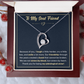 To My Soul Friend - We Are Not Sisters by Blood, but Sisters by Heart - Necklace