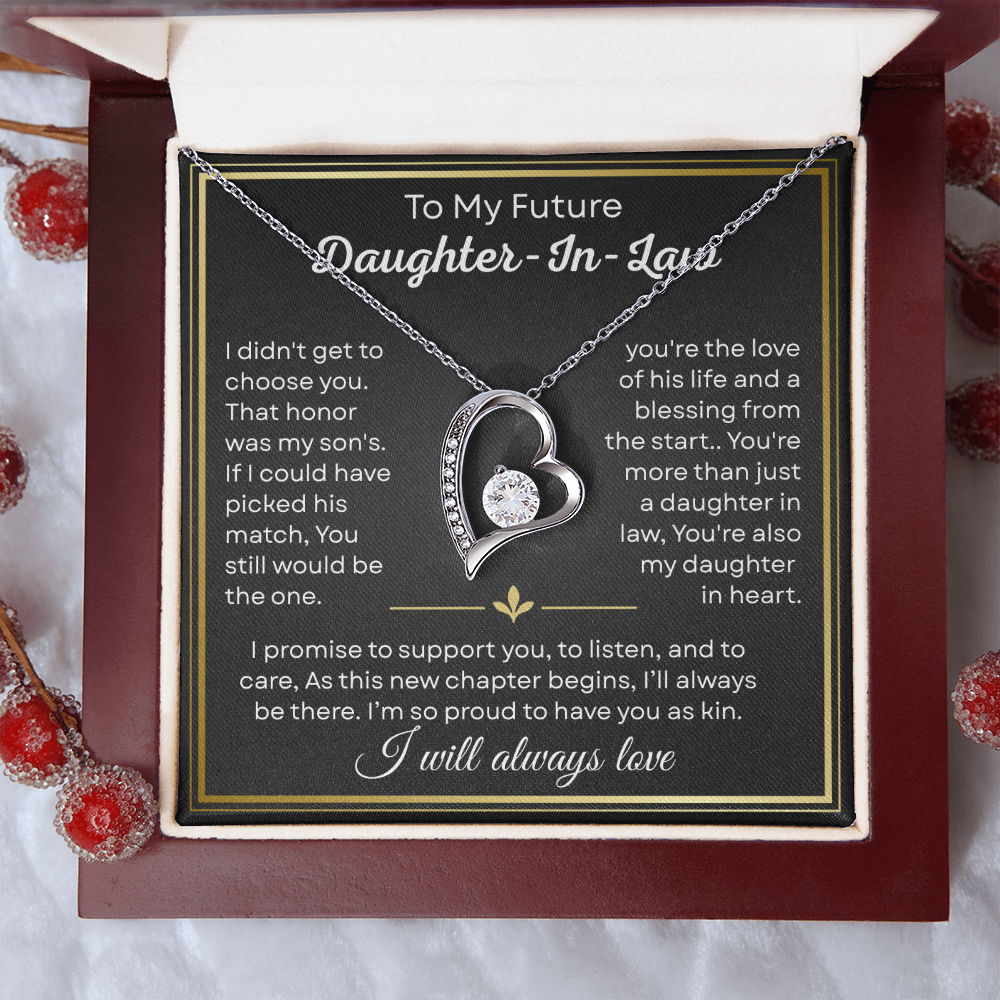 Future Daughter in Law Gifts, Wedding Present From Mother in Law to Bride or Son's Fiancee