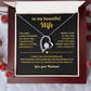 To My Wife - Falling in Love With You Was Beyond My Control - Necklace