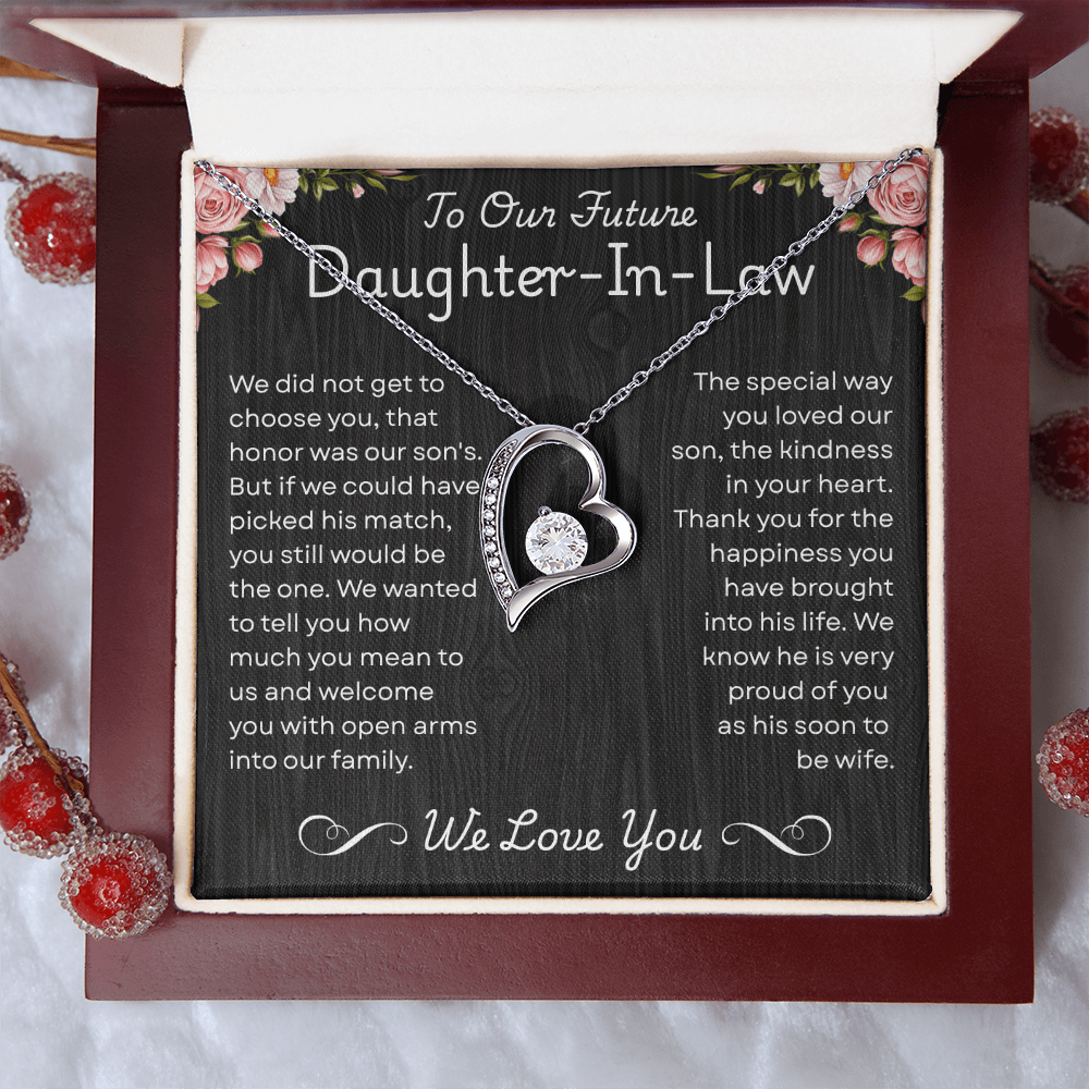 Future Daughter-in-law Love Knot Necklace - Gift From Mother-in-law