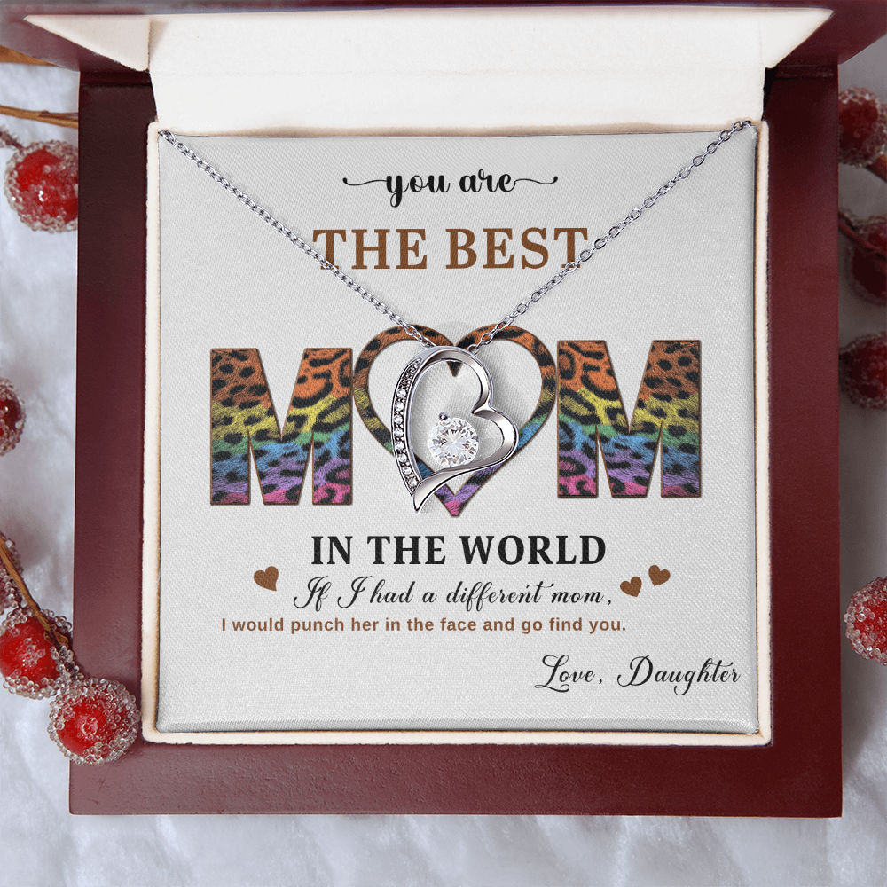 To My Best Mom - I Love You Mom - Forever Love Necklace