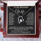 To My Wife Necklace Soulmate Necklace for Women, Valentine's Gifts