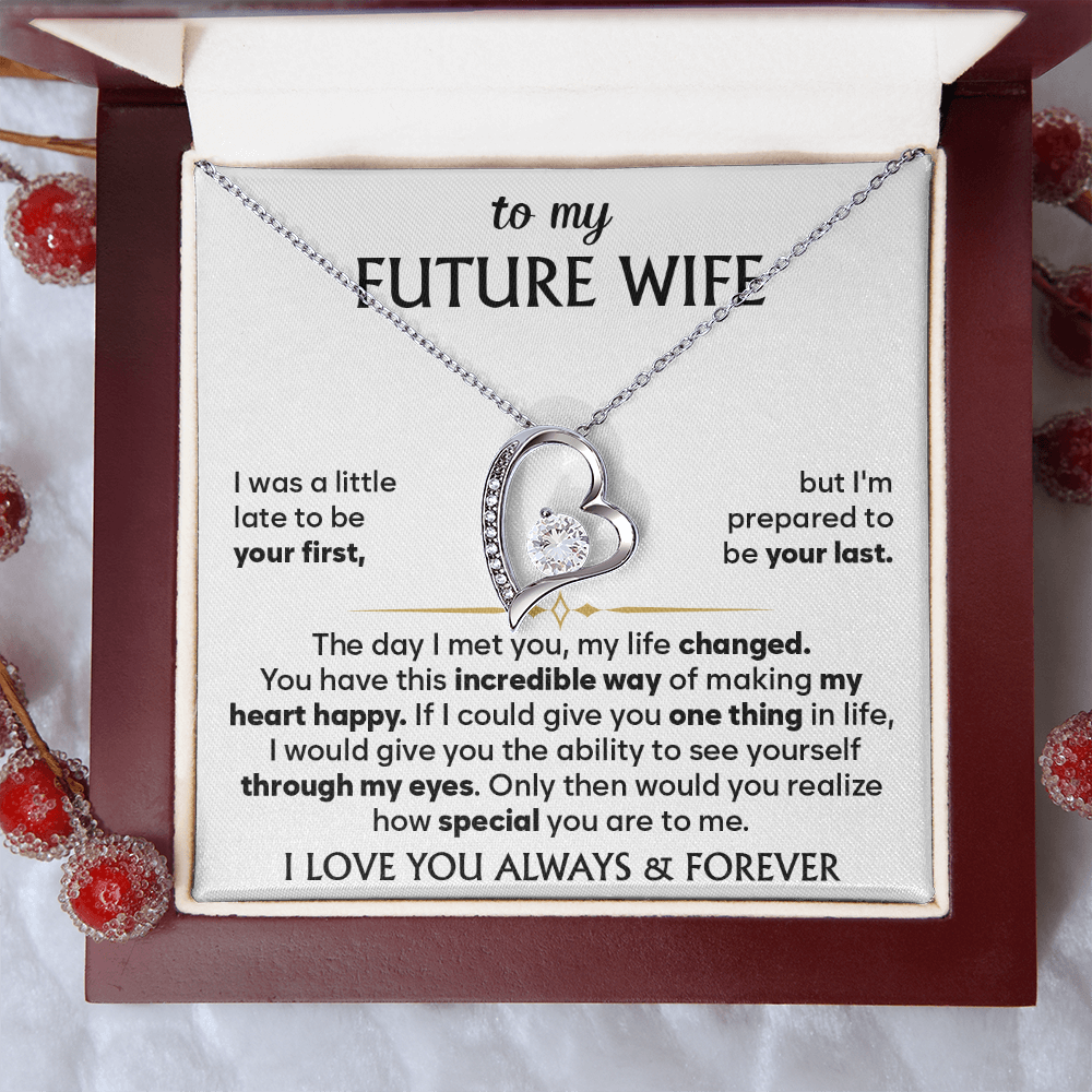 To My Future Wife - I'll Love You Endlessly - Forever Love Necklace