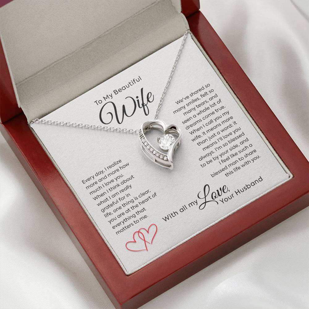 Soulmate Necklace for Women with Message Card & LED Box - Ideal Gift for Wife, Girlfriend on Special Occasions