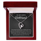 Son's Girlfriend Jewelry Gift From Mom, Dad  With Message Card and Box