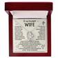 Wife Necklace From Husband to My Wife Soulmate Necklace for Women