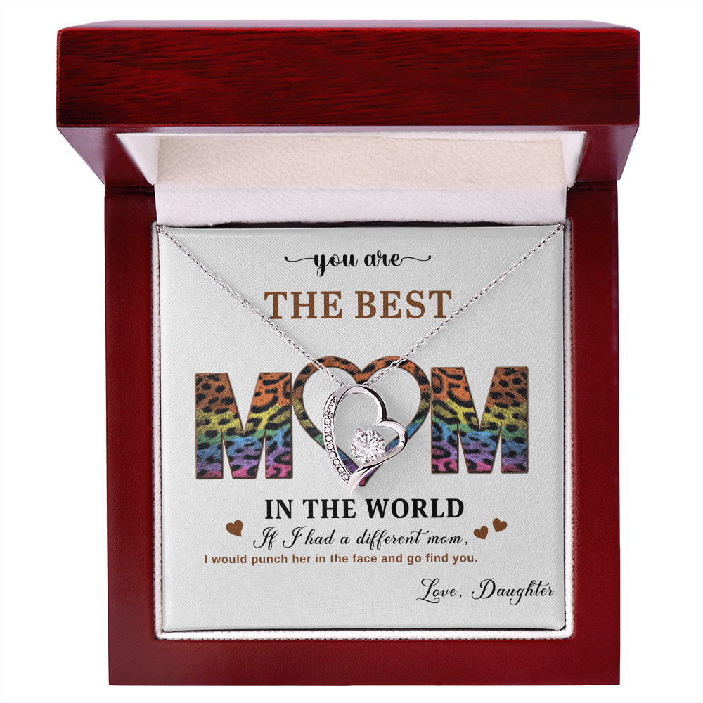 To My Best Mom - I Love You Mom - Forever Love Necklace