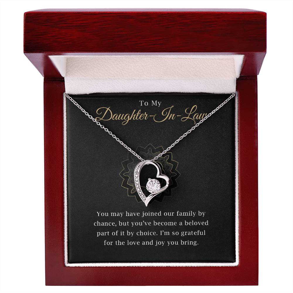 Daughter in Law Necklace Gift From Mother in Law - Forever Love Necklace