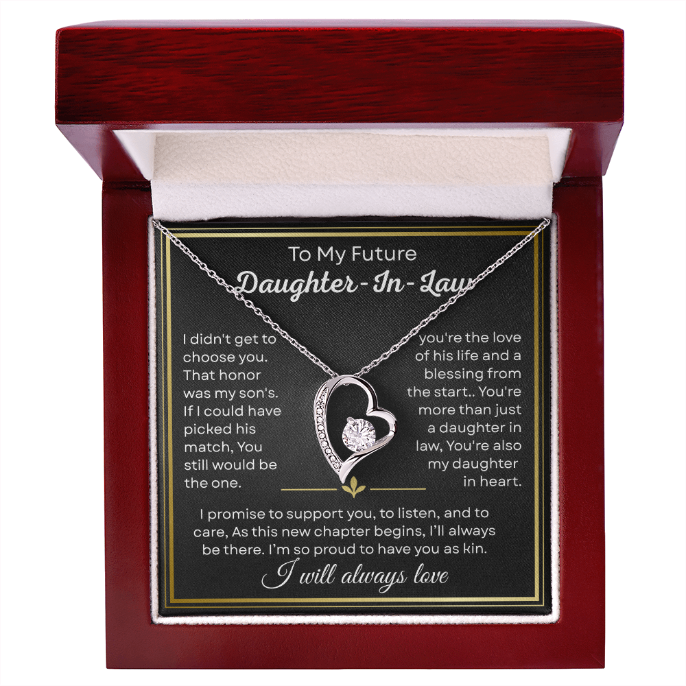 Future Daughter in Law Gifts, Wedding Present From Mother in Law to Bride or Son's Fiancee