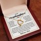 To My Stepdaughter - Forever Love Necklace, Daughter Gifts