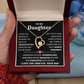 To My Daughter - You Are the Best Part of My Life Story - Forever Love Necklace