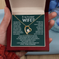Wife Necklace From Husband to My Wife Soulmate  Jewelry for Women