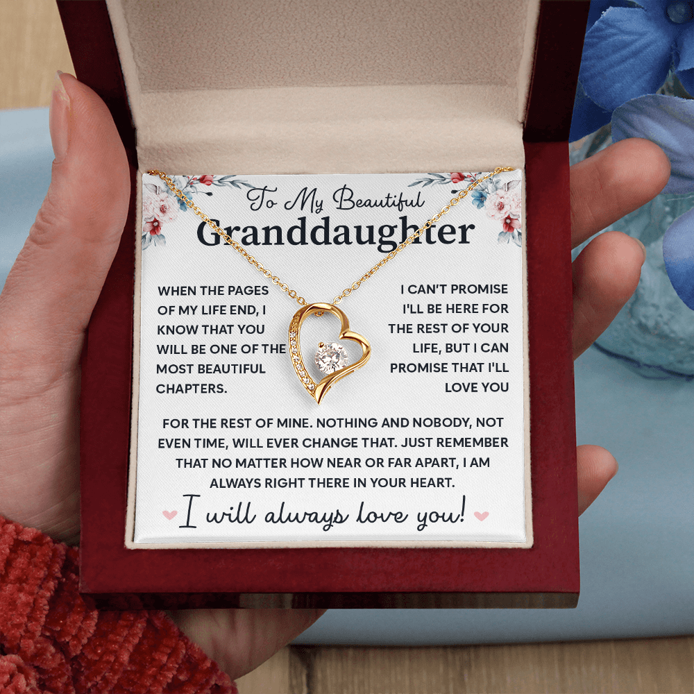 To My Beautiful Granddaughter - Meaningful Gift of Love and Connections