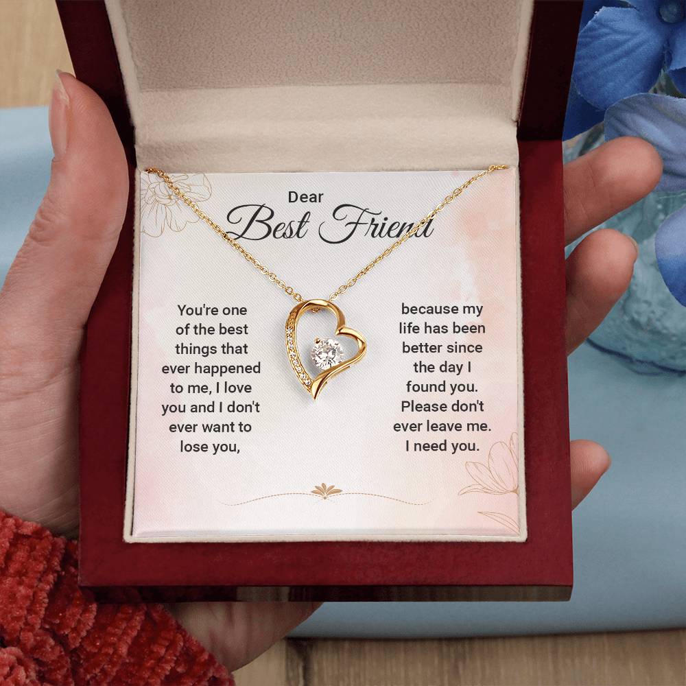 Best Friend Necklace - Unique Jewelry Gift for BFFs, Sisters, Long-Distance Friends ,Perfect for Birthdays, Friendship Celebrations & Special Occasions