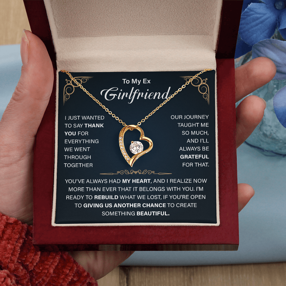 To My Ex-Girlfriend Necklace - Funny Gift for Ex-Wife - Jewelry for Ex for Birthday