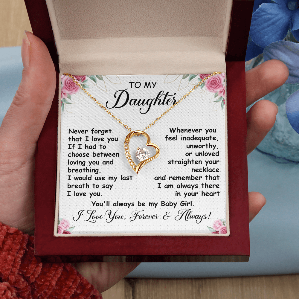 To My Daughter - You Have My Heart - Forever Love Necklace