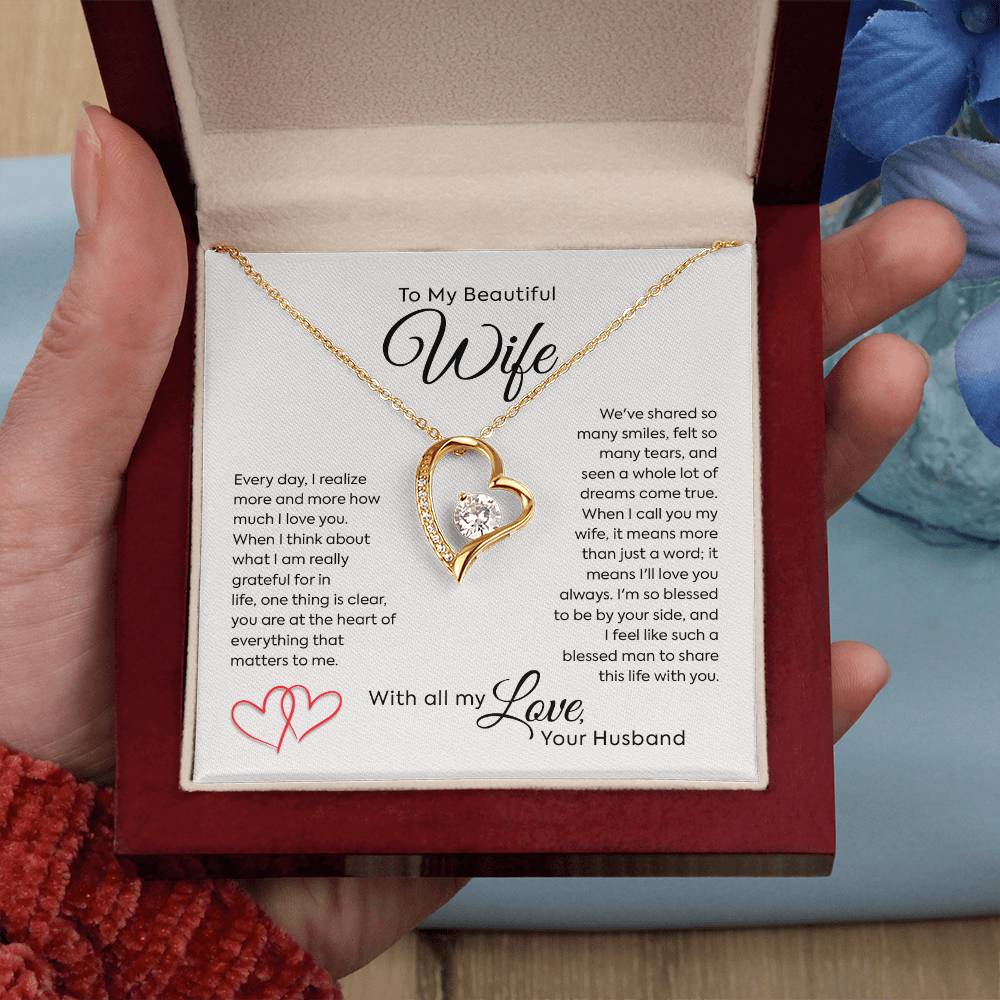 Soulmate Necklace for Women with Message Card & LED Box - Ideal Gift for Wife, Girlfriend on Special Occasions