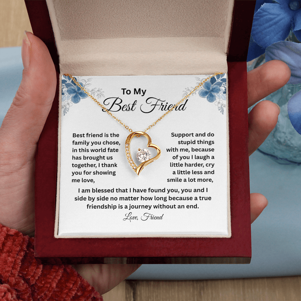 Unbiological Sister Best Friend Necklace – Matching Friendship Jewelry Gift