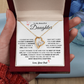 To My Daughter Necklace From Mom Dad - Mother's Day Jewelry With Gift Box