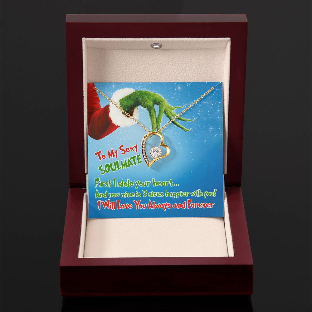 To My Soulmate Forever Love Necklace Best Xmax Gift for Soulmate
