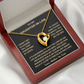 Daughter-in-Law Gifts, Wedding Necklace With Message Card & Gift Box