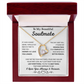 To My Soulmate Necklace for Women, Valentine's Gifts for Her