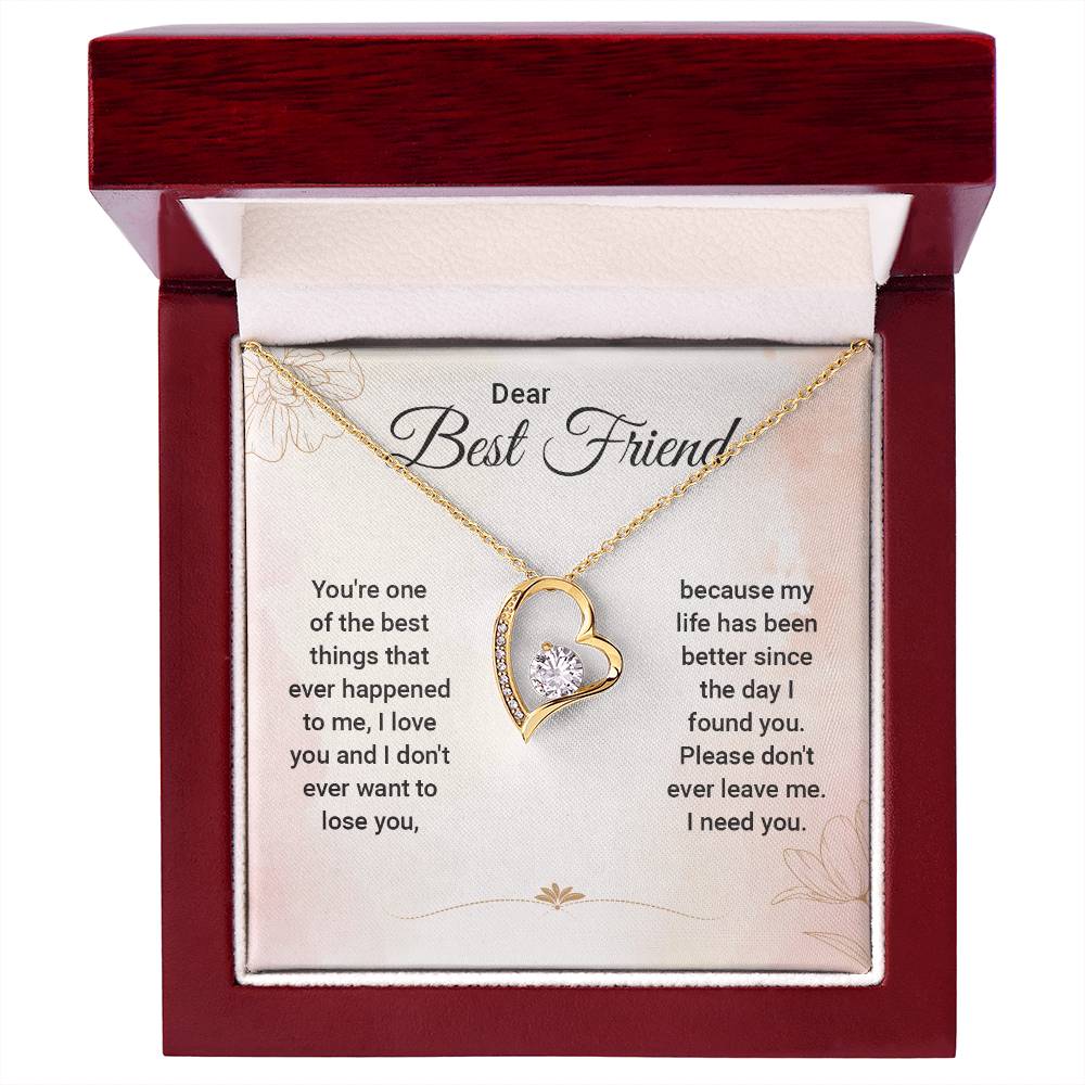 Best Friend Necklace - Unique Jewelry Gift for BFFs, Sisters, Long-Distance Friends