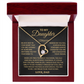 To My Beautiful Daughter | Never Forget That I Love You | Forever Love Necklace