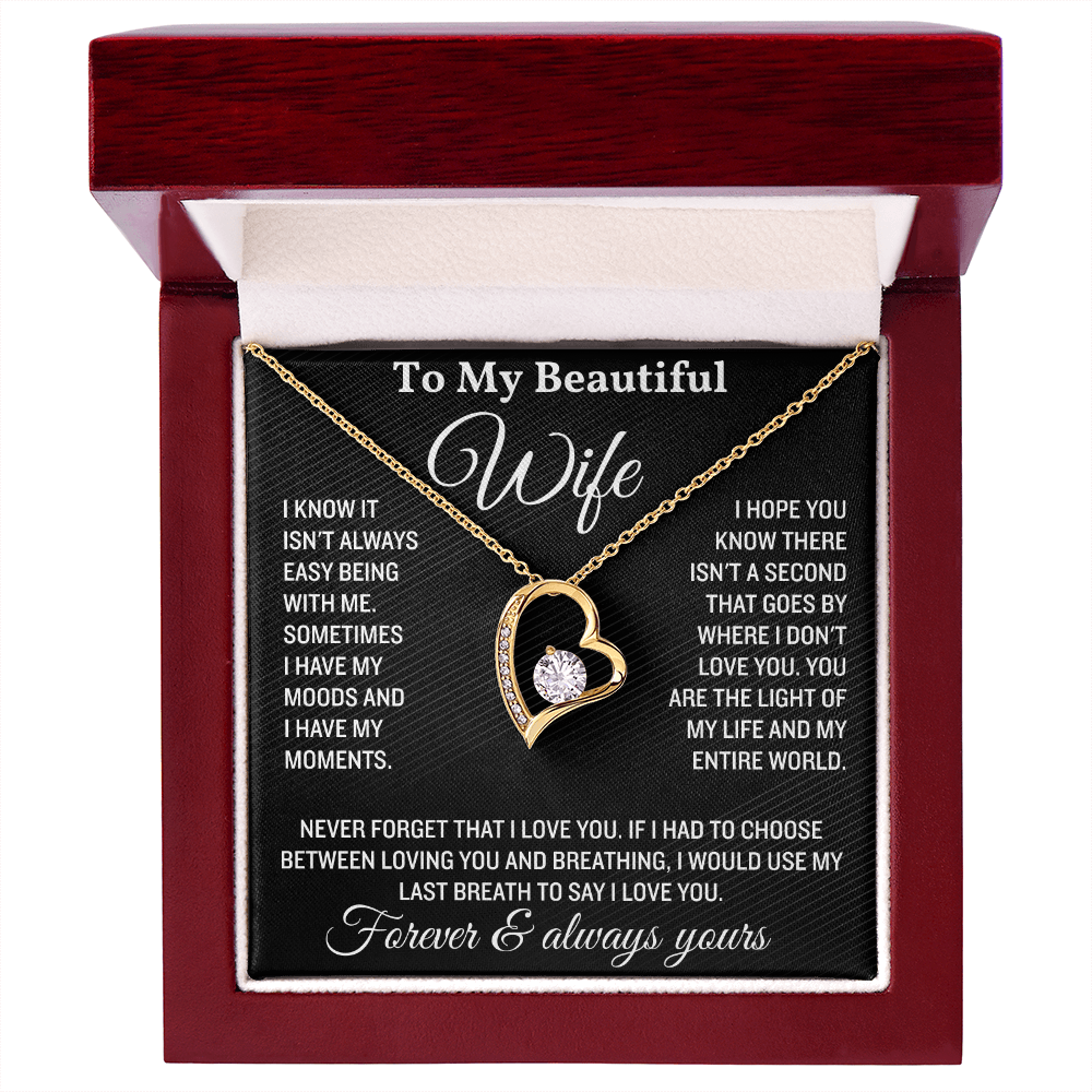 To My Wife Necklace Soulmate Necklace for Women, Valentine's Gifts