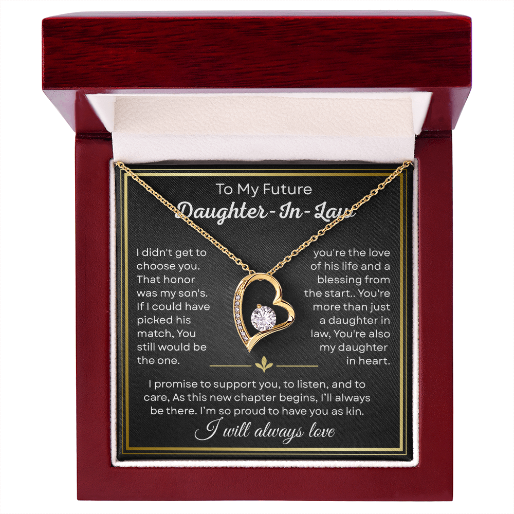 Future Daughter in Law Gifts, Wedding Present From Mother in Law to Bride or Son's Fiancee