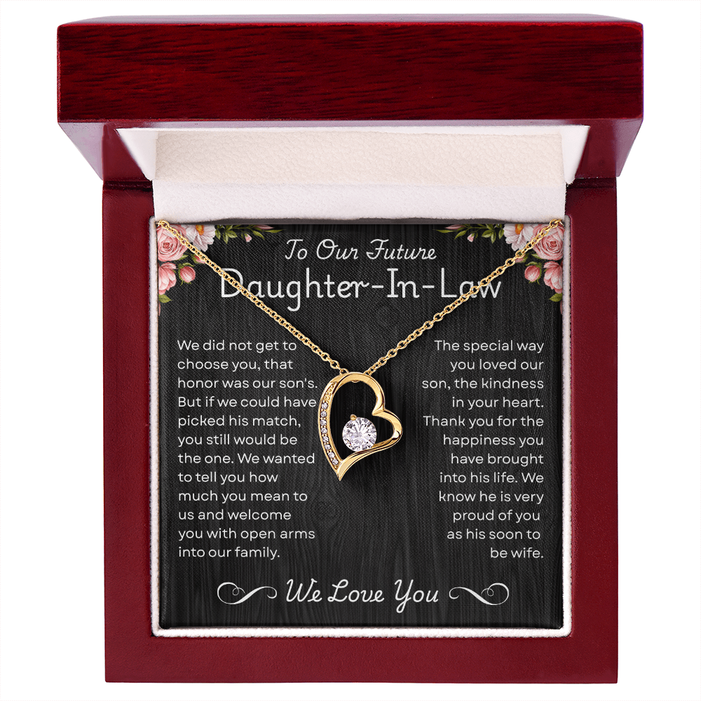 Future Daughter-in-law Love Knot Necklace - Gift From Mother-in-law