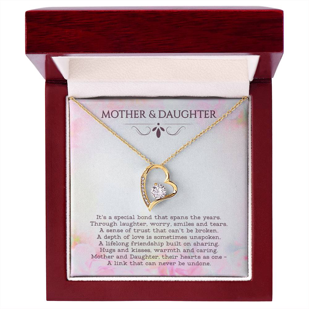 To My Daughter Necklace From Mom With Heartfelt Message & Elegant Box, Mother Daughter Necklace, Mother To Daughter Gifts From Mom, Birthday Gifts For Daughters Adult, Daughter Jewelry From Mom