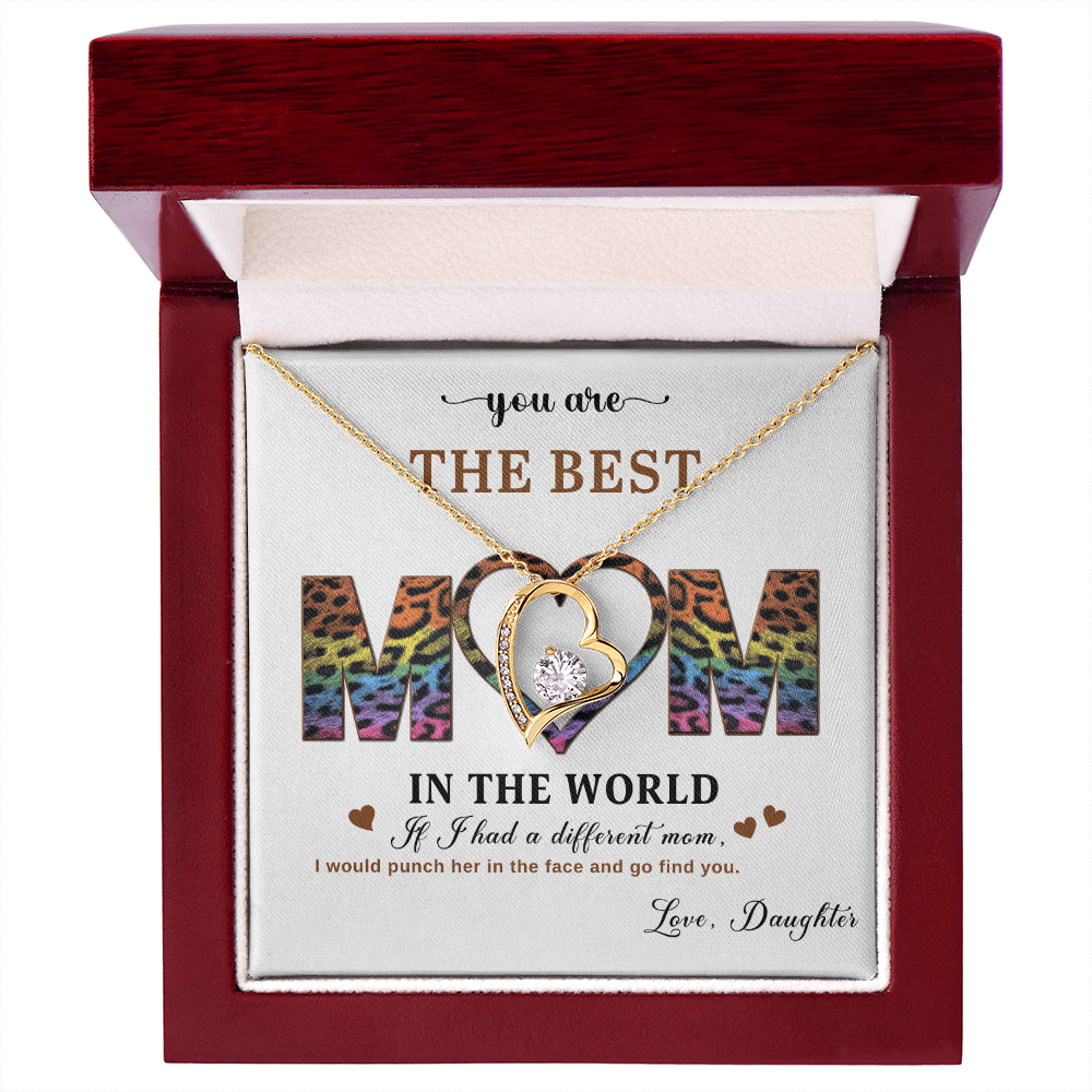 To My Best Mom - I Love You Mom - Forever Love Necklace