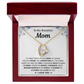 To My Mom - Happy Mothers Day - Love Knot Necklace