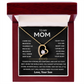 To My Beautiful Mom - My Best friend & the Best Mom Ever - Forever Love Necklace