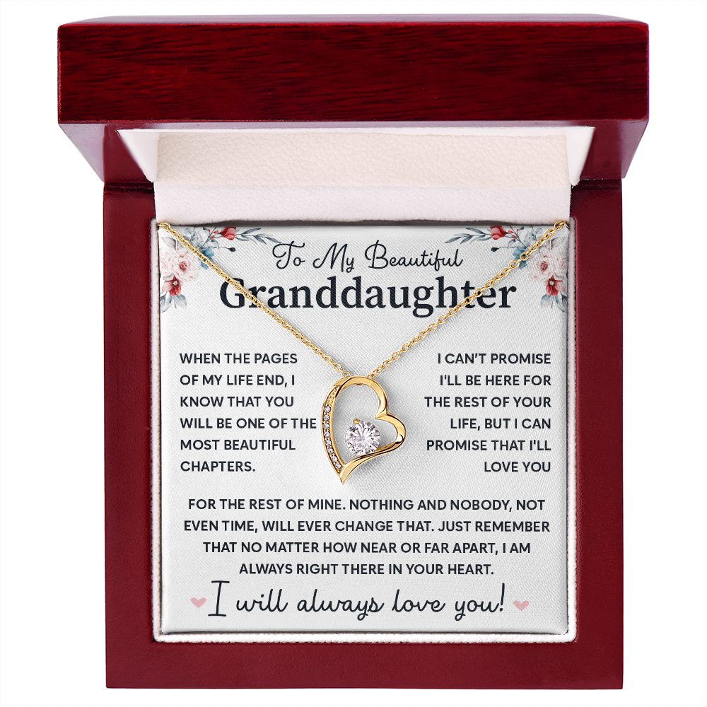 To My Beautiful Granddaughter - Meaningful Gift of Love and Connections