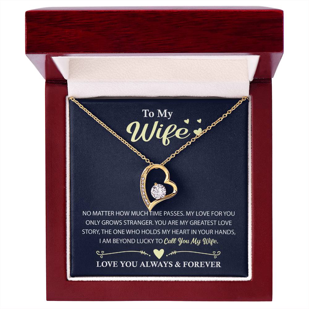 Romantic Soulmate Gift for Wifey – Forever Love Necklace from Husband