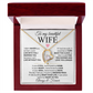 Necklace for Wife With Heartfelt Message Card, Valentines Day Gifts