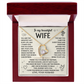 Wife Necklace From Husband to My Wife Soulmate Necklace for Women