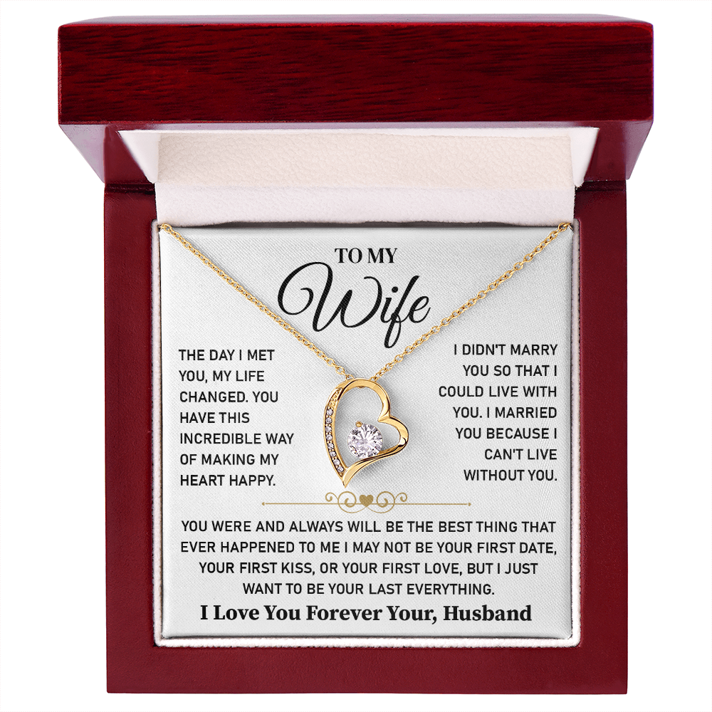 To My Wife - Thank You for Being My Forever and My Peace - Gift for Her