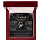 To My Beautiful Soulmate Necklace Husband to Wife Romantic Surprise Gifts
