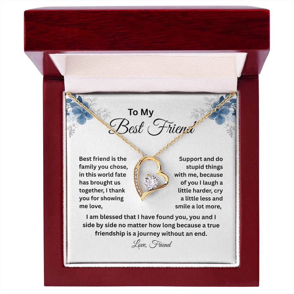 Unbiological Sister Best Friend Necklace – Matching Friendship Jewelry Gift