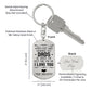 Birthday Gifts For Dad - ENGRAVED DOG TAG KEYCHAIN