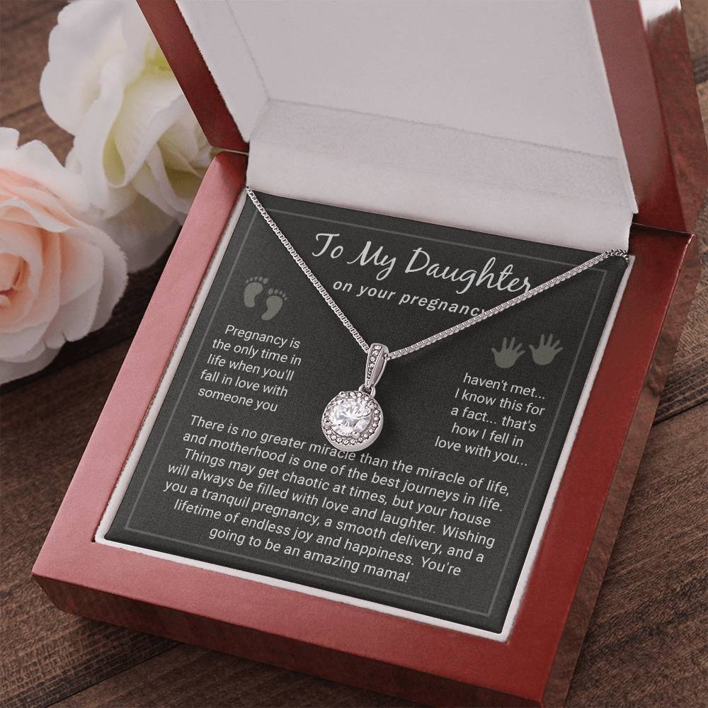 Eternal Hope Necklace - First Time Mom Gifts, Daughter Pregnancy Gift, Baby Shower Gifts, Push Present for New Moms, Mother's Day & Christmas Gifts