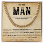 Cuban Chain Necklace for Him Valentines Anniversary Birthday Gift