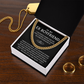 Promise Cuban Chain Necklace for Him Jewelry Gift for Boyfriend Men