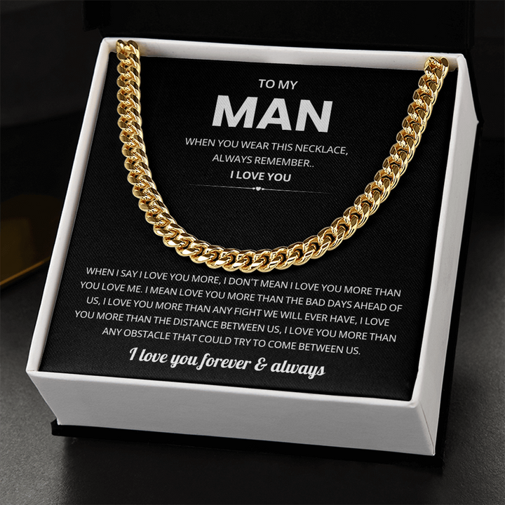 Promise Necklace for Him Gift for Boyfriend Son or Dad